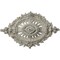 Ekena Millwork Antonio Ceiling Medallion, Hand-Painted Pot of Cream Crackle, 35 7/8"W x 22 1/2"H x 4 3/8"P CM35X22ANPCC - alternate 1